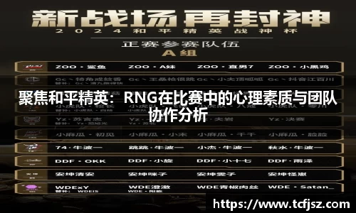 聚焦和平精英：RNG在比赛中的心理素质与团队协作分析