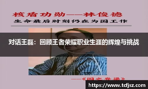 对话王磊：回顾王者荣耀职业生涯的辉煌与挑战